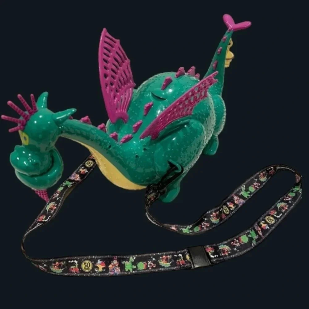 Disney 50th main street electrical parade dragon elliot popcorn bucket